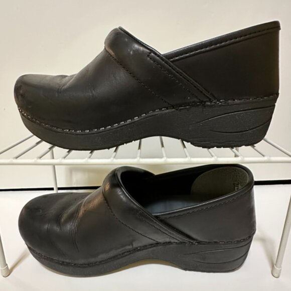 Dansko XP 2.0 size EU 37 US 6.5 - 7 Black Leather Clog 3950470202 - Picture 6 of 10